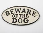 Schild Warnschild massiv Eisen 
